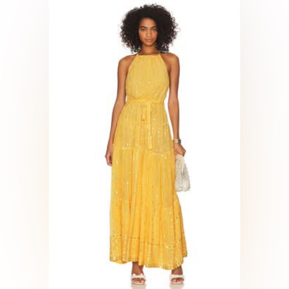 BEAUTIFUL YELLOW EMINA MAXI DRESS - XL/1X